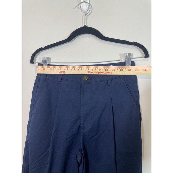 AG Adriano Goldschmied Jules Pleated Wide Leg Chino Pants Size 26 Blue - Picture 6 of 10